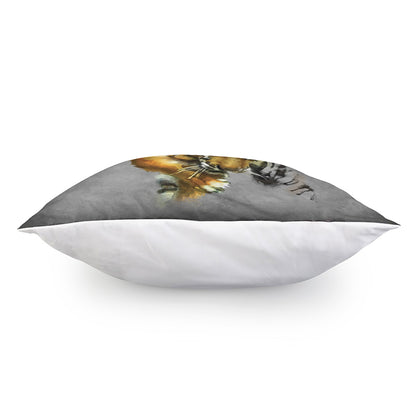 Tiger Painting Print Pillow Cover