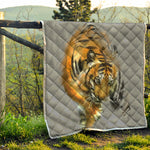 Tiger Painting Print Quilt