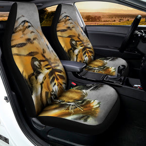 Tiger Painting Print Universal Fit Car Seat Covers
