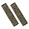 Tiger Stripe Camouflage Pattern Print Car Seat Belt Covers