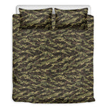 Tiger Stripe Camouflage Pattern Print Duvet Cover Bedding Set