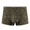 Tiger Stripe Camouflage Pattern Print Men's Boxer Briefs