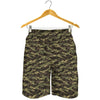 Tiger Stripe Camouflage Pattern Print Men's Shorts
