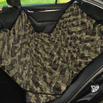 Tiger Stripe Camouflage Pattern Print Pet Car Back Seat Cover