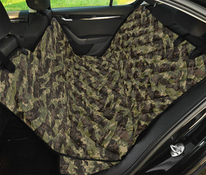 Tiger Stripe Camouflage Pattern Print Pet Car Back Seat Cover