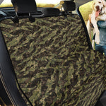 Tiger Stripe Camouflage Pattern Print Pet Car Back Seat Cover