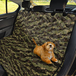 Tiger Stripe Camouflage Pattern Print Pet Car Back Seat Cover