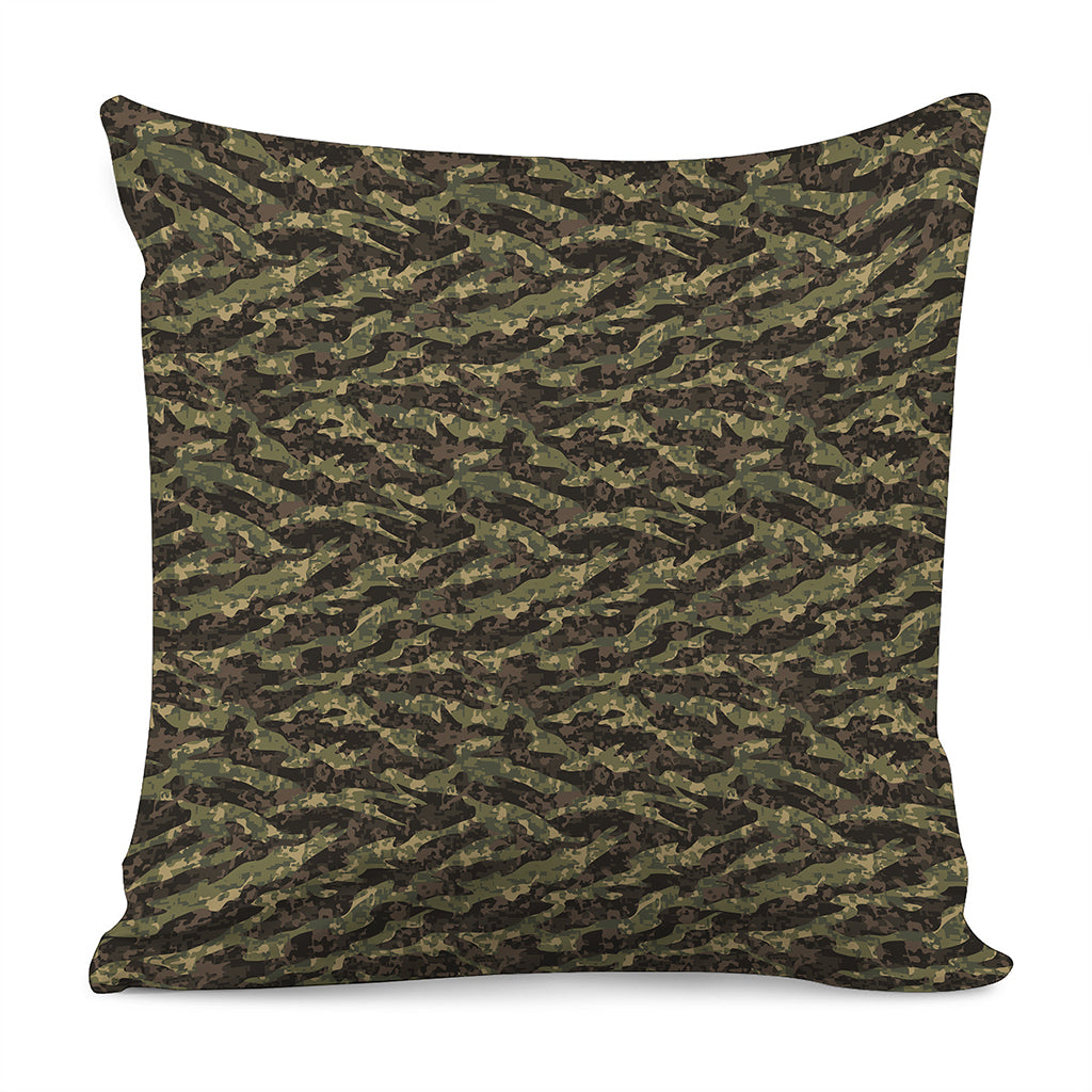 Tiger Stripe Camouflage Pattern Print Pillow Cover
