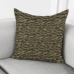 Tiger Stripe Camouflage Pattern Print Pillow Cover