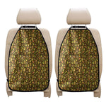Tiki Luau Pattern Print Car Seat Organizers