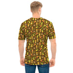 Tiki Luau Pattern Print Men's T-Shirt