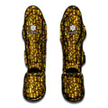 Tiki Luau Pattern Print Muay Thai Shin Guards