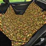 Tiki Luau Pattern Print Pet Car Back Seat Cover