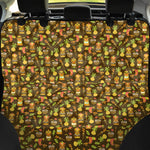 Tiki Luau Pattern Print Pet Car Back Seat Cover