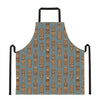 Tiki Totem Pattern Print Apron