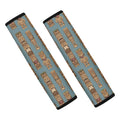 Tiki Totem Pattern Print Car Seat Belt Covers