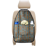 Tiki Totem Pattern Print Car Seat Organizers