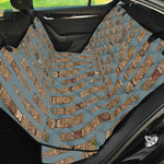 Tiki Totem Pattern Print Pet Car Back Seat Cover
