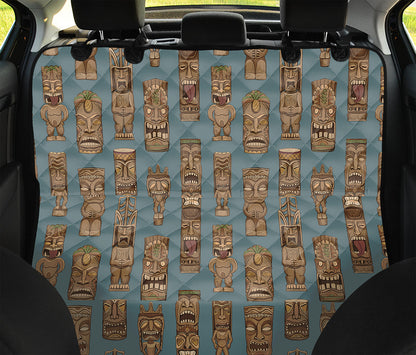 Tiki Totem Pattern Print Pet Car Back Seat Cover