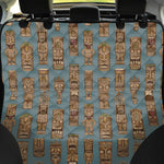 Tiki Totem Pattern Print Pet Car Back Seat Cover
