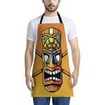 Tiki Totem Print Apron