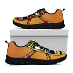 Tiki Totem Print Black Sneakers