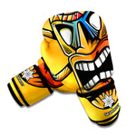 Tiki Totem Print Boxing Gloves