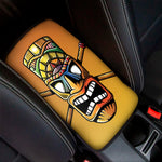 Tiki Totem Print Car Center Console Cover