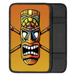 Tiki Totem Print Car Center Console Cover