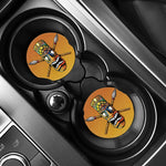 Tiki Totem Print Car Coasters