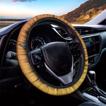 Tiki Totem Print Car Steering Wheel Cover