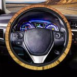 Tiki Totem Print Car Steering Wheel Cover