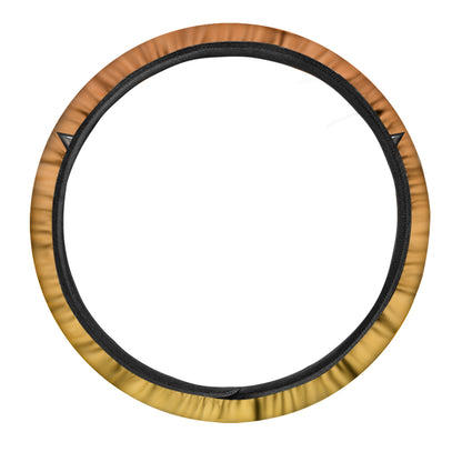 Tiki Totem Print Car Steering Wheel Cover