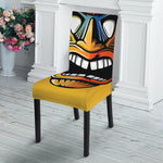 Tiki Totem Print Dining Chair Slipcover