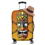 Tiki Totem Print Luggage Cover