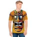 Tiki Totem Print Men's T-Shirt