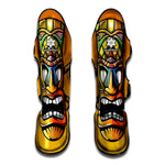 Tiki Totem Print Muay Thai Shin Guard