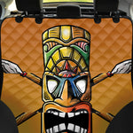 Tiki Totem Print Pet Car Back Seat Cover