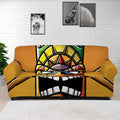 Tiki Totem Print Sofa Cover