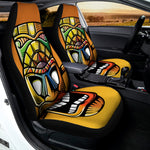Tiki Totem Print Universal Fit Car Seat Covers