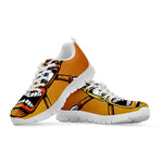 Tiki Totem Print White Sneakers