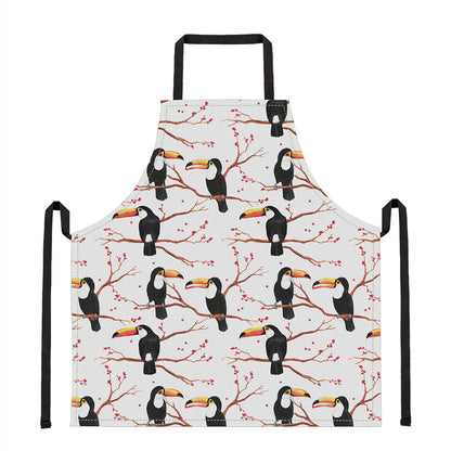 Toco Toucan Pattern Print Apron