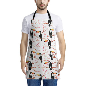 Toco Toucan Pattern Print Apron