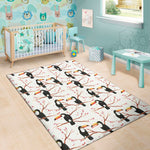 Toco Toucan Pattern Print Area Rug