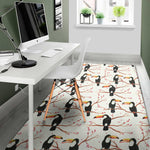 Toco Toucan Pattern Print Area Rug