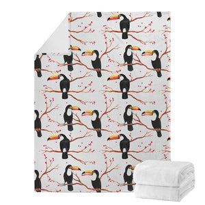 Toco Toucan Pattern Print Blanket