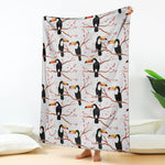 Toco Toucan Pattern Print Blanket