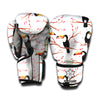 Toco Toucan Pattern Print Boxing Gloves