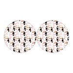 Toco Toucan Pattern Print Car Coasters