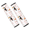 Toco Toucan Pattern Print Car Seat Belt Covers